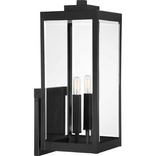 Westover Outdoor Wall Light in Earth Black by Quoizel Lighting