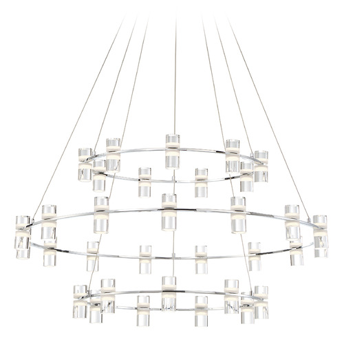 Eurofase Lighting Netto Chrome LED Chandelier by Eurofase Lighting 33726-014