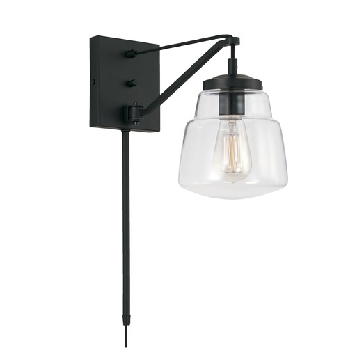 HomePlace by Capital Lighting Dillon 18.50-Inch Matte Black Sconce by HomePlace by Capital Lighting 642711MB-518