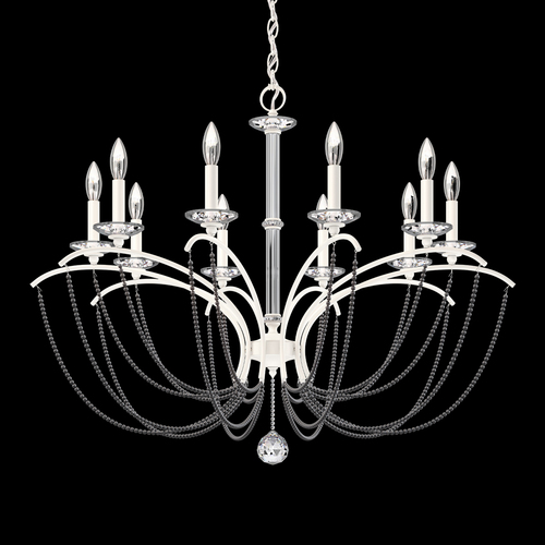 Priscilla White Chandelier by Schonbek Lighting
