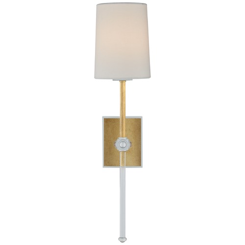 Visual Comfort Signature Collection Julie Neill Lucia Tail Sconce in Gild & Crystal by Visual Comfort Signature JN2051GCGL