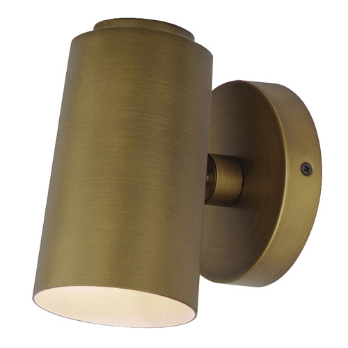 Maxim Lighting Spot Light Natural Aged Brass LED Outdoor Wall Light