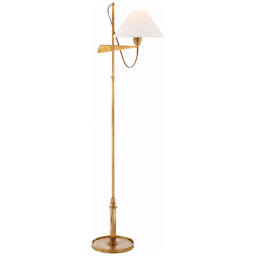 J. Randall Powers Hargett Floor Lamp in Antique Brass by VC Signature