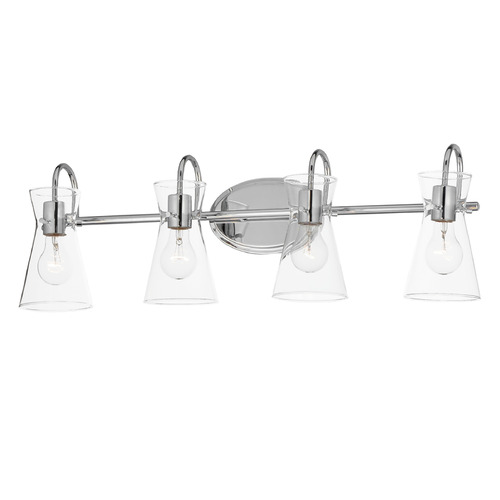 Ava Polished Chrome Bathroom Light by Maxim Lighting