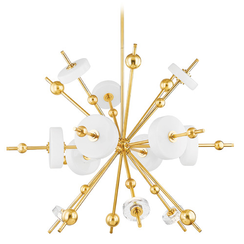 Hudson Valley Lighting Maynard Aged Brass LED Chandelier