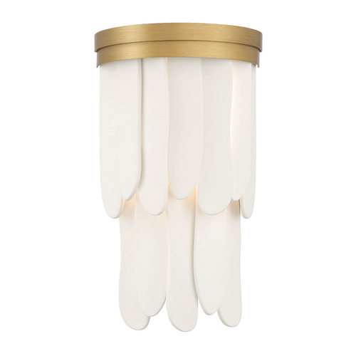 Briscade 14.25-Inch High Sconce in Legacy Brass by Minka Lavery