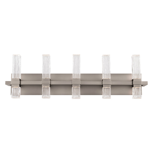 Modern Forms by WAC Lighting Modern Forms Cinaplex Brushed Nickel LED Bathroom Light WS200631-TWA-BN