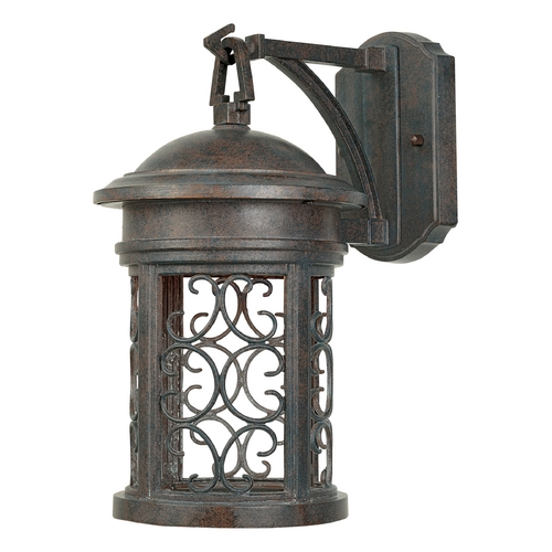 Designers Fountain Lighting Outdoor Wall Light in Mediterranean Patina Finish 31121-MP