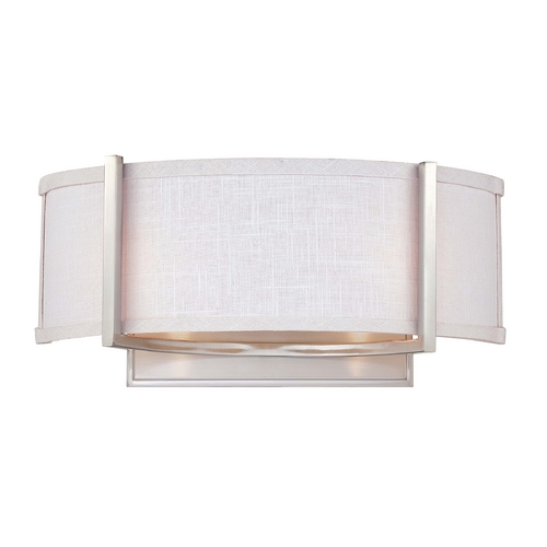 Modern Sconce in Brushed Nickel by Nuvo Lighting