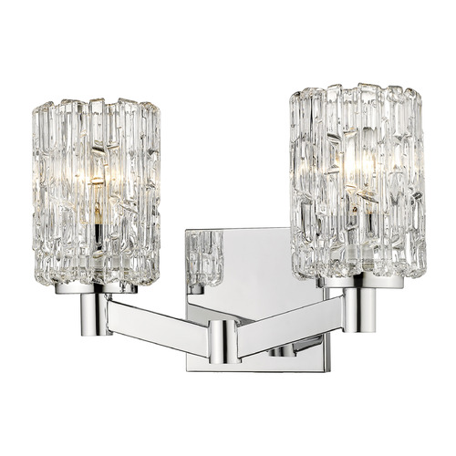 Z-Lite Aubrey Chrome Bathroom Light by Z-Lite 1931-2V-CH