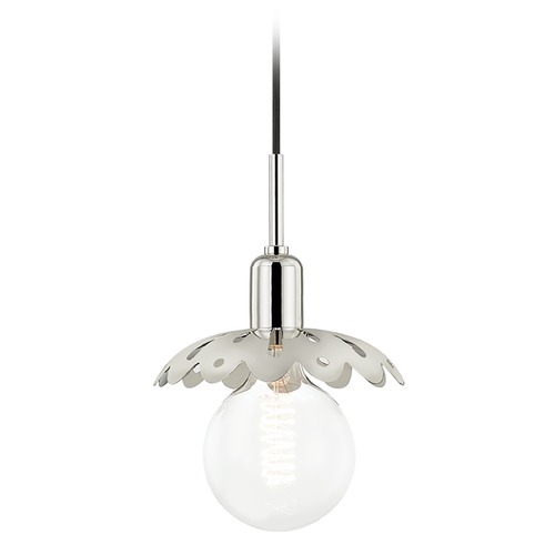 Mitzi by Hudson Valley Alyssa Pendant in Polished Nickel by Mitzi by Hudson Valley H353701-PN