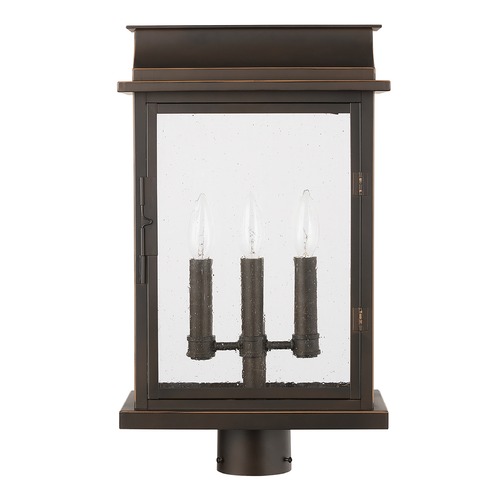 Capital Lighting Bolton Outdoor Post Light in Oiled Bronze by Capital Lighting 936832OZ