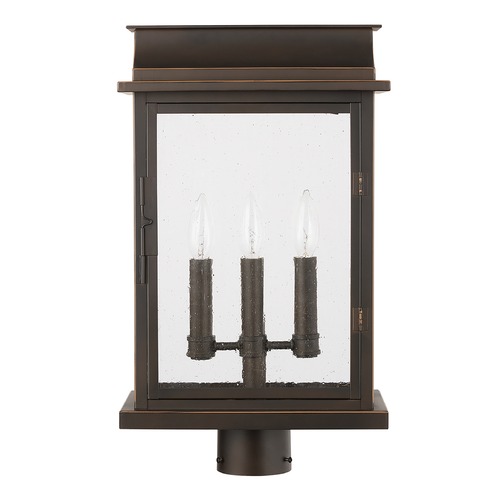 Bolton Outdoor Post Light in Oiled Bronze by Capital Lighting