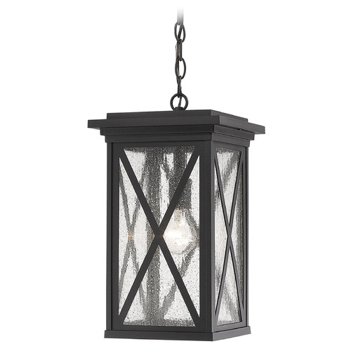 Z-Lite Brookside Black Outdoor Hanging Light by Z-Lite 583CHB-BK