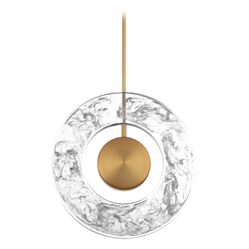 Cymbal Aged Brass LED Pendant by Modern Forms