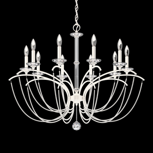 Priscilla White Chandelier by Schonbek Lighting