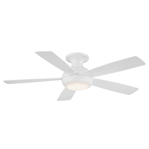 WAC Lighting Odyssey 52-Inch LED Fan in Matte White by WAC Lighting F-035L-MW