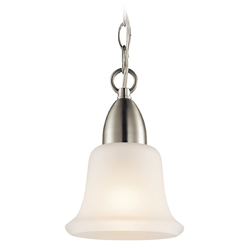 Nicholson 6-Inch Mini Pendant in Brushed Nickel by Kichler Lighting