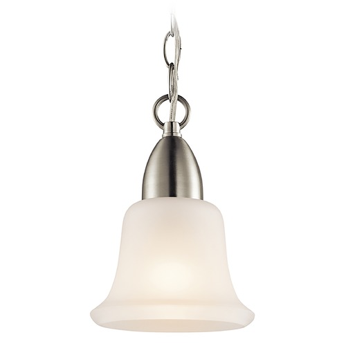 Kichler Lighting Nicholson 6-Inch Mini Pendant in Brushed Nickel by Kichler Lighting 42880NI