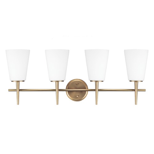 Generation Lighting Driscoll 30.75-Inch Vanity Light in Satin Brass by Generation Lighting 4440404-848