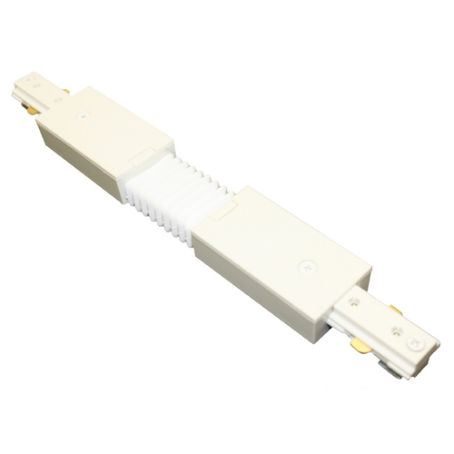 WAC Lighting White L Track Flexible Track Connector