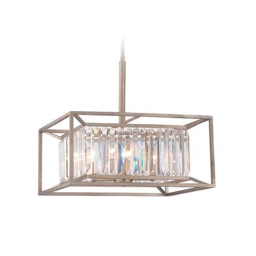 Designers Fountain Lighting Designers Fountain Linares Aged Platinum Pendant Light 87431-AP