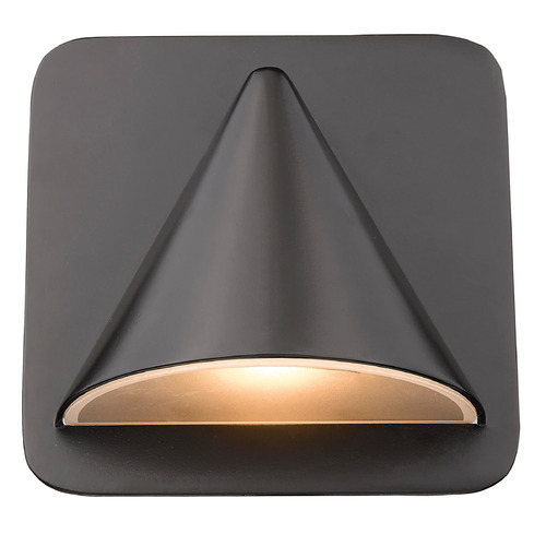 Obelisk Outdoor Rubbed Bronze LED Outdoor Wall Light by Z-Lite