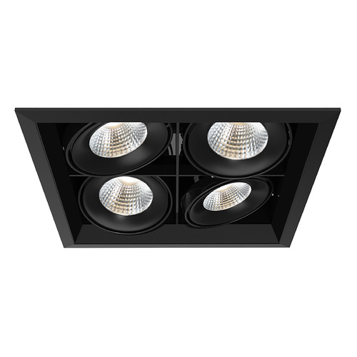 Eurofase Lighting Black & Black LED Recessed Kit by Eurofase Lighting TE134BLED-30-2-01
