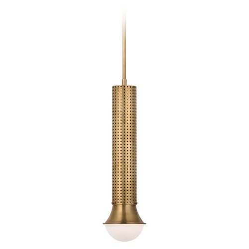 Visual Comfort Signature Collection Kelly Wearstler Precision Petite Pendant in Brass by Visual Comfort Signature KW5220ABWG