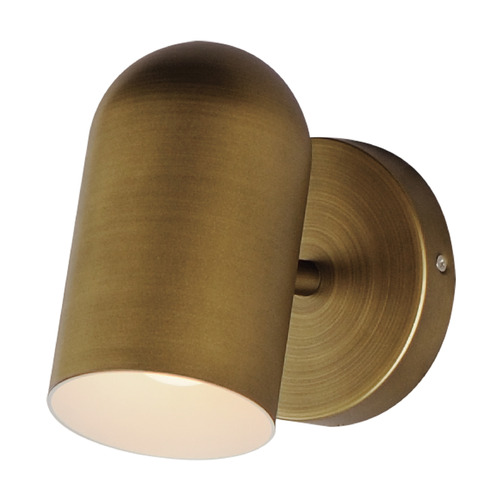Maxim Lighting Spot Light Natural Aged Brass LED Outdoor Wall Light