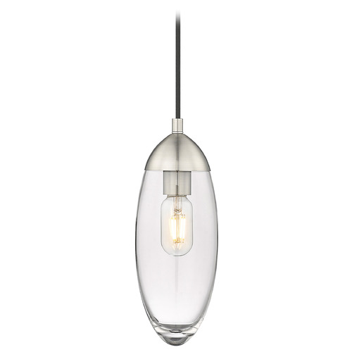 Arden Brushed Nickel Mini Pendant by Z-Lite