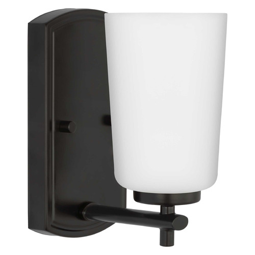 Progress Lighting Adley Matte Black Sconce