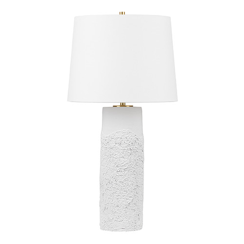 Hudson Valley Lighting Tolland Aged Brass LED Table Lamp with Empire Shade