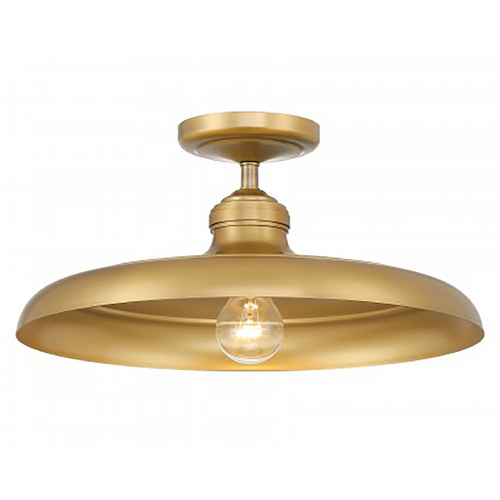 Minka Lavery Rolando Hidalgo Crowne Legacy Brass Semi-Flushmount Light