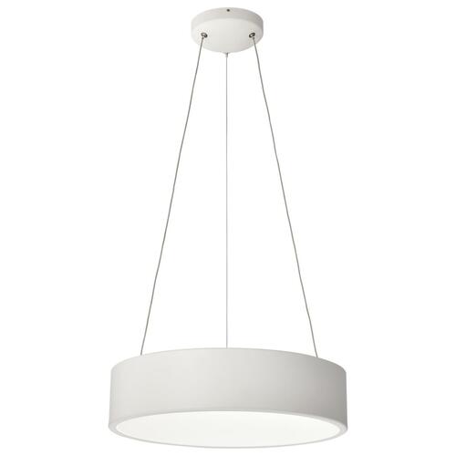 Orbit 17.75-Inch 3CCT LED Pendant in White by Nuvo Lighting