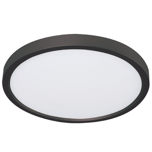 Afx Lighting Edge Round Black LED Flushmount Light