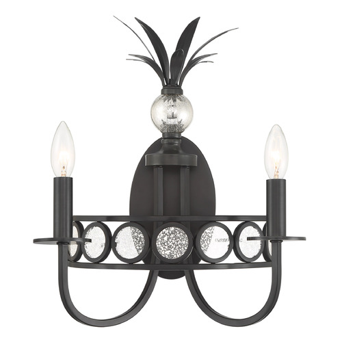 Savoy House Lighting Hearst Black Tourmaline Sconce