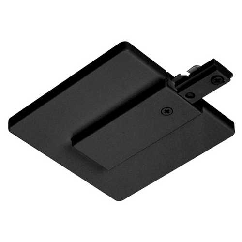 Trac-Master Black Feed End Connector for Single Circuit Track by Juno Lighting Group