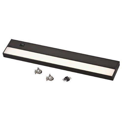 20-Inch LED Under Cabinet Light Direct-Wire / Plug-In 2700K 120V Bronze by Recesso Lighting