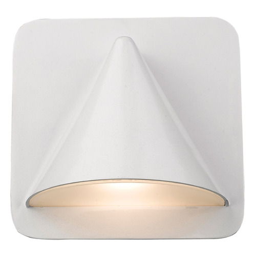 Obelisk White LED Outdoor Wall Light by Z-Lite