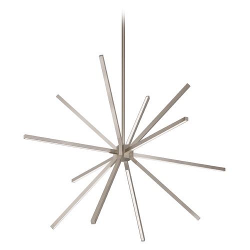 Mid-Century Modern Brushed Nickel LED Pendant 3000K 6500LM by Kuzco Lighting