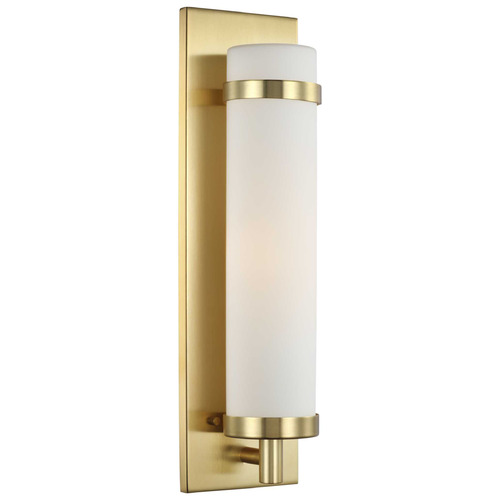 Progress Lighting Hartwick Satin Brass Sconce