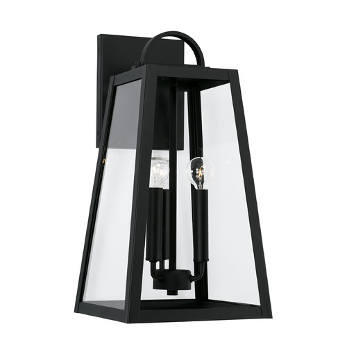 HomePlace by Capital Lighting Leighton 19.50-Inch Black Outdoor Wall Light by HomePlace by Capital Lighting 943732BK