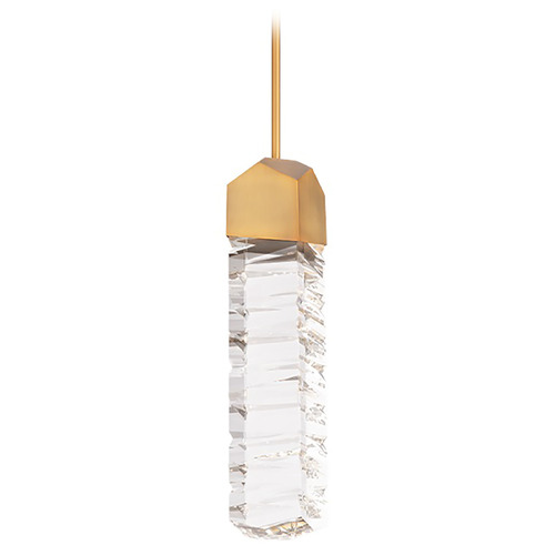 Modern Forms by WAC Lighting Juliet Aged Brass LED Mini Pendant by Modern Forms PD-58115-AB