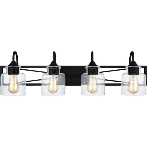 Quoizel Lighting Bartley Bathroom Light in Matte Black by Quoizel Lighting BART8632MBK