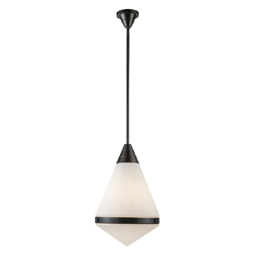 Willard 13.50-Inch Pendant in Urban Bronze by Alora Lighting