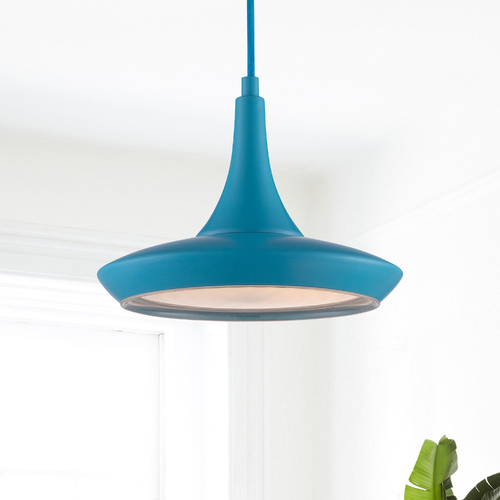 Fantom Blue LED Pendant by Nuvo Lighting