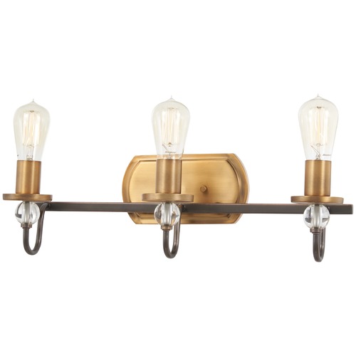 Minka Lavery Safra Harvard Court Bronze with natural Bathroom Light by Minka Lavery 4723-113