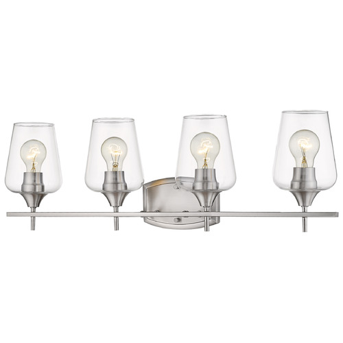 Joliet Brushed Nickel Bathroom Light by Z-Lite