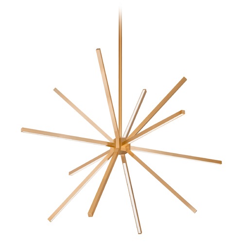 Mid-Century Modern Gold LED Pendant 3000K 6500LM by Kuzco Lighting